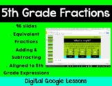 5th Grade Math Expressions Unit 1 Digital Lessons for Goog