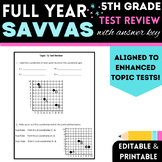 5th Grade Math Full Year Review | Topic 1-16 Savvas/enVisi