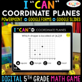 5th Grade Math Game DIGITAL | Graphing Coordinate Planes |