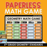 PAPERLESS 5th Grade Math Game | Math Test Prep | Spiral Re