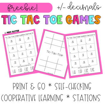 Math Tic-Tac-Toe (KG - Grade 5) – Roombop