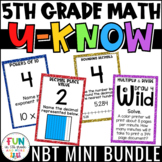5th Grade Math Games U-Know Mini Bundle | Number & Operati