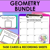 5th Grade Math Geometry Task Card Activity Bundle