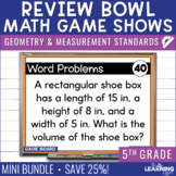 5th Grade Math Geometry and Measurement Game Shows | Test 