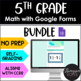5th Grade Math Google Forms™ for Google Classroom