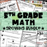 5th Grade Math Growing Bundle