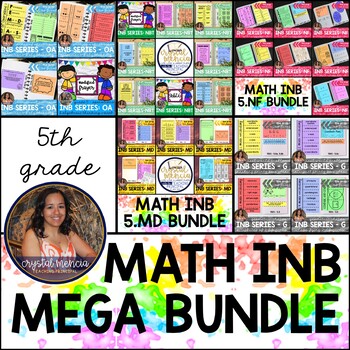 Preview of 5th Grade Math INB MEGA BUNDLE (Interactive Notebook Series)