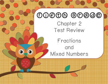 Preview of 5th Grade Math In Focus 2020 Chapter 2 Test Review (Print AND Digital!)