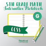 5th Grade Math Interactive Notebook: Geometry Interactive Notebook, Math, 5th