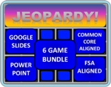 5th Grade Math Jeopardy BUNDLE 6 games for ALL standards! 