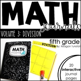 5th Grade Math Journal Division