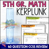 5th Grade MATH Test Prep Review Game: Measurement, Place V