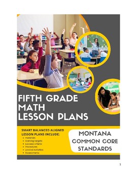 Preview of 5th Grade Math Lesson Plans - Montana Common Core