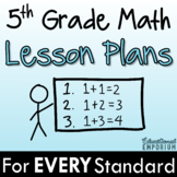 5th Grade Math Lesson Plans and Pacing Guide