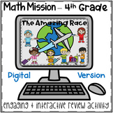 4th Grade End of Year Math Mission - Digital Escape Room-A