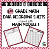 5th Grade Math Module 1 Student Data Tracking Sheets Teach