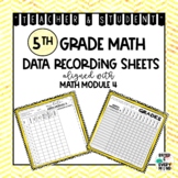 5th Grade Math Module 4 Student Data Tracking Sheets Teach