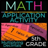5th Grade Math Multiplying Decimals Printable Performance 
