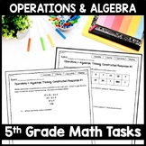 Constructed Response Practice Math Performance Tasks 5th G