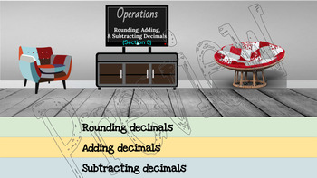 Preview of 5th Grade Math - Operations (section 3) - Interactive Google Slides