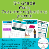 5th Grade Math Outcome Reflections Journal