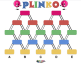 5th Grade Math PLINKO - Fractions