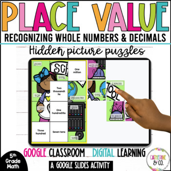 Preview of 5th Grade Math Place Value | Digital Activity