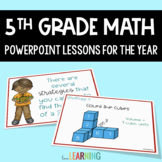 5th Grade Math PowerPoint Lessons for the YEAR