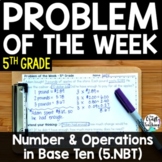 5th Grade Math | Problem of the Week | Number and Operations