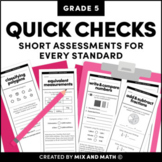 5th Grade Math Quick Checks