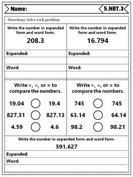 5th grade math quizzes assessments mega bundle for entire year