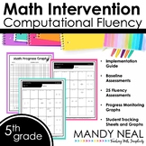 5th Grade Math RTI Computational Fluency Progress Monitoring