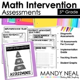 5th Grade Math Intervention Assessments