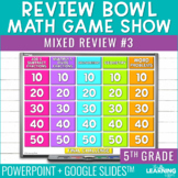 5th Grade Math Spiral Review #3 Game Show | End of Year Te