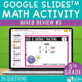 5th Grade Math Spiral Review #3 Google Slides | End of Yea