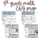 5th Grade Math Review EOG preparation Growing Bundle 