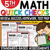 5th Grade Math Review Worksheets Assessments Homework Morn