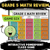 5th Grade Math Review Power Point Game 6