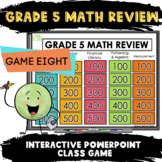 5th Grade Math Review Power Point Game 8