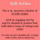 21 Clever Math Riddles!