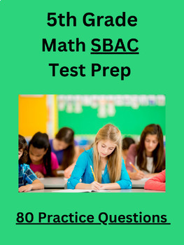 Preview of SBAC Test Prep Bundle-Math (5th Grade)