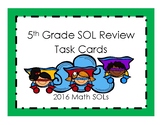 5th Grade Math SOL Review Task Cards