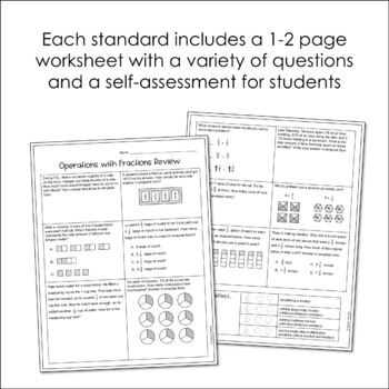 5th grade math sol review worksheets sol 5 1 5 19 by alyssa teaches
