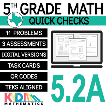 Preview of TEKS 5.2A | 5th Grade Math | Expanded Notation of Decimals | Digital & Print