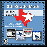 5th Grade Math STAAR Bundle REVISED {Texas Edition}
