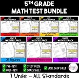 5th Grade Math Test Bundle {Printable}