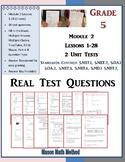 5th Grade Math Test over Engage NY/Eureka Module 2 Lessons 1-28