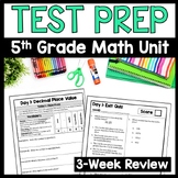 5th Grade Math State Test Prep Practice, Spring End of Yea