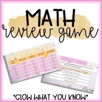 Preview of 5th Grade Math Test Prep Game - Interactive Google Slides Game