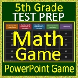 5th Grade Math Test Prep Game - PowerPoint or Google Classroom